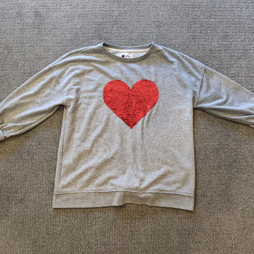 Gap Disney Sweatshirt 3/4 lg sleeves size L